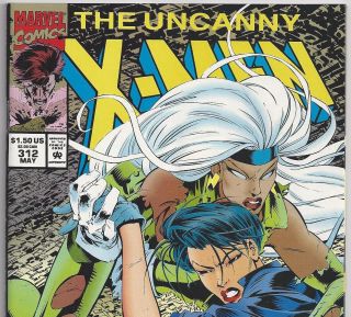 The Uncanny X - Men 312 Storm,  Yukio Trading Card Insert From May 1994 In Vf Dm