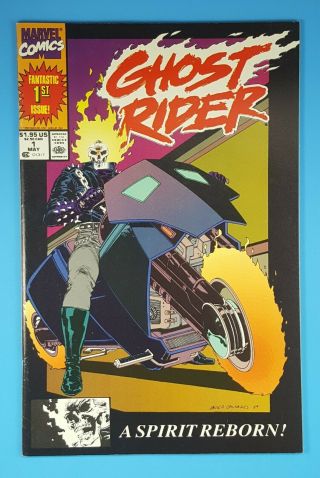 Ghost Rider Vol.  2 1 Second 2nd Printing Marvel Comics 1990 Hard To Find