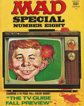 Mad Special Number Eight 1972 Including 16 - Page Bonus " Tv Guise Fall Preview "