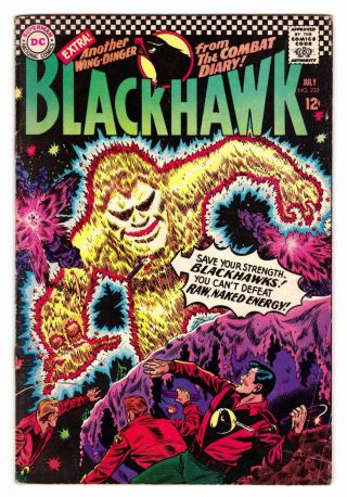 Blackhawk (dc) 222 (7/66) - - Vg,  / " The Man From E=mc Squared " Story/cover^
