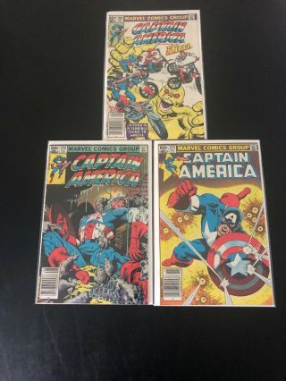 Captain America 269,  272,  275 (may,  Aug,  Nov 1982,  Marvel)