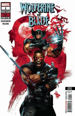 Marvel 2019 Wolverine Vs Blade Special 1 2nd Print Wilkins Var Nm Uread