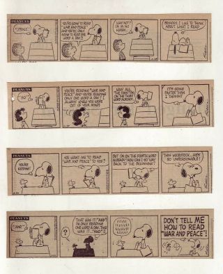 Peanuts By Charles Schulz - 27 Daily Comic Strips - Complete March 1972