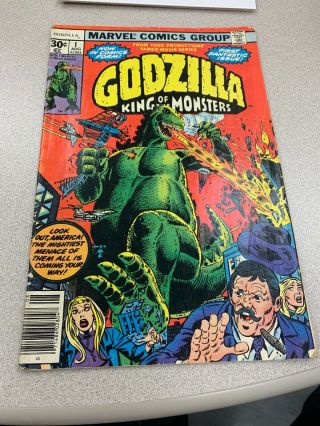 Godzilla 1 (aug 1977,  Marvel)