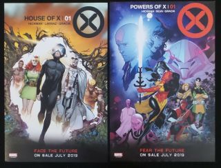 Sdcc Comic Con 2019 Handout Marvel House Of X 01 Comic Promo Poster