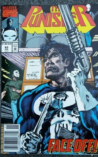 The Punisher 63 Marvel Comics Australian Price Variant