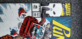 The Punisher 49 Marvel comics Australian price variant 3