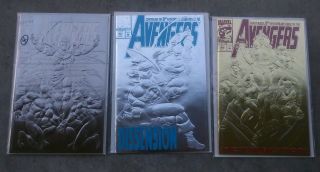 Avengers Set 3,  Gold 366 & Silver 363 30th Anniversary,  369 Silver Bloodties
