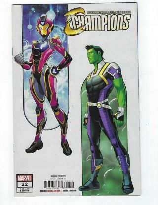 Champions 22 Variant 2nd Print Nm 1st Appearance Of Amadeus Cho As Brawn