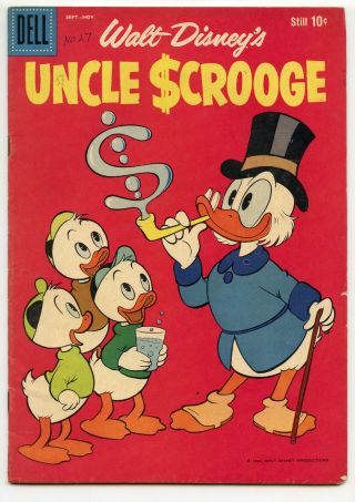 Jerry Weist Estate: Walt Disney’s Uncle Scrooge 27 (dell 1959) Fn Barks Nr