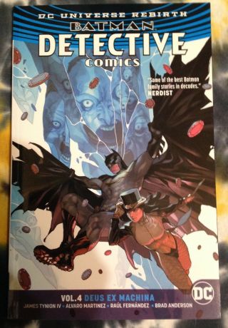 Batman Detective Vol 4 Deus Ex Machina - Dc Comics / Graphic Novel (tpb)