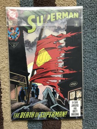 Dc Comics Superman The Death Of Superman 75 Volume 2 Near
