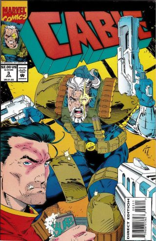 Cable 3 1st Appearance Of Weasel 1993 Deadpool Movie X - Men Mutants Nm