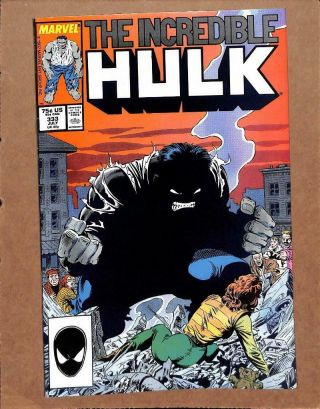 Incredible Hulk 333 - Near 9.  2 Nm - Avengers Thor Ironman Marvel Comics
