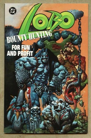 Gn/tpb Lobo - Bounty Hunting For Fun And Profit 1995 Vf/nm 9.  0 Bisley The Demon