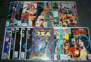 Dc Wonder Woman (1987) 73 - 78,  80 - 82,  84,  87,  (2011) 4 - 9 And Jsa Vf Or Better