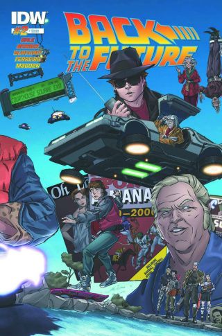 Back to the Future 2 1st Print All 3 Covers Variants Gale IDW Comic Book NM wh 3