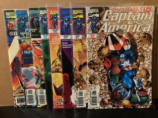 Captain America 1 2 3 4 5 6 7 8 Nm Marvel Comics Combine Vol 3