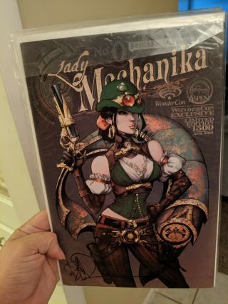 Lady Mechanika Issue 0 Variant Signed By Joe Benitez (issues 2 & 4)