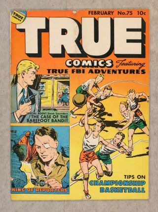 True Comics 75 1949 Gd/vg 3.  0 Low Grade