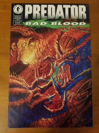 Predator Bad Blood 1 2 3 4 Set Dark Horse Comics