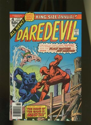 Daredevil Annual 4 Fn/vf 7.  0 1 Book Marvel Vol.  1 Black Panther Namor