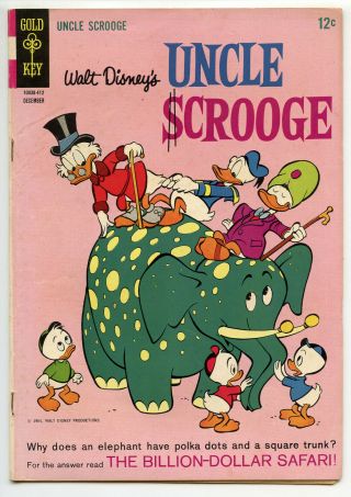 Jerry Weist Estate: Walt Disney’s Uncle Scrooge 54 (gold Key 1964) Vg Barks