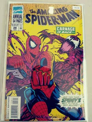 Spider - Man Annual 28 [carnage] Nm,  Uncirculated Pa3 - 68