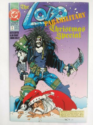 Lobo Paramilitary Christmas Special,  1991,  Santa Claus,  Tv Show,  Nm/nm,  9.  4/9.  6