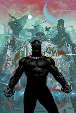 Black Panther Poster By Acuna (24 " X 36 ") Rolled/new