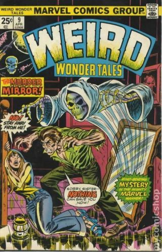 Weird Wonder Tales 9 1975 Vg Stock Image Low Grade