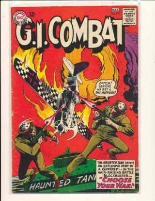 G.  I.  Combat 110 Vg,  Cond.