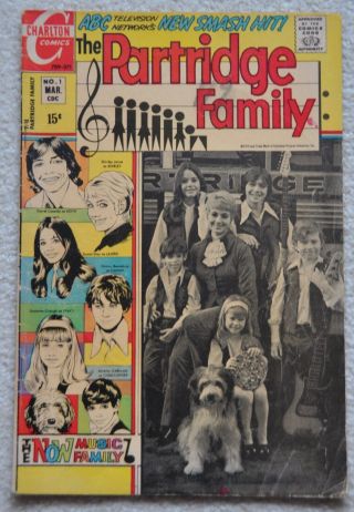 Vintage Partridge Family Comic Book 1 Charlton Comics 1971
