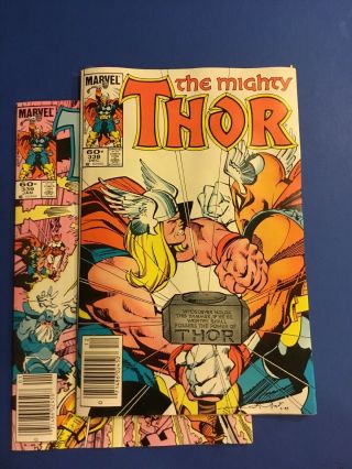 The Mighty Thor 338 & 339 Bagged And Boarded 2nd Beta Ray Bill