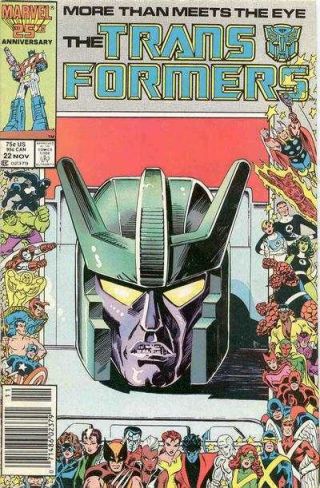 Transformers (1984 Series) 22 In Near Minus.  Marvel Comics [ Xe]