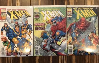 Astonishing X - Men: 1 - 3 Vf/nm Marvel 1999