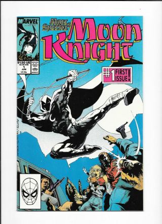 1989 Marvel Comics Marc Spector Moon Knight 1 Nm,  Promo Trading Card & Bonuses