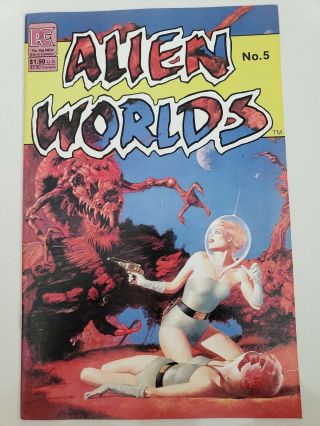 Alien Worlds 5 (1983) Pacific Comics 1st Print John Bolton Cover