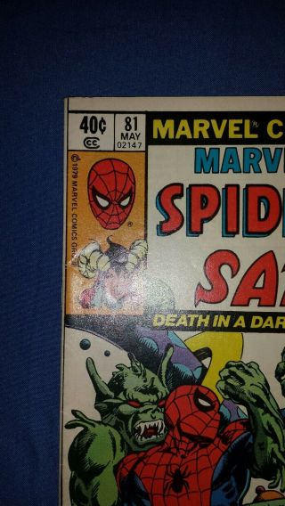 Marvel Team - Up 81 featuring Spider - man and Satana (May 1979 Marvel) 2