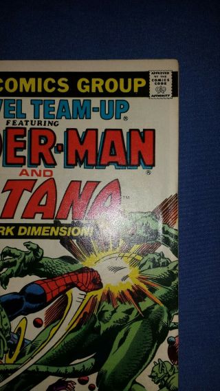 Marvel Team - Up 81 featuring Spider - man and Satana (May 1979 Marvel) 3