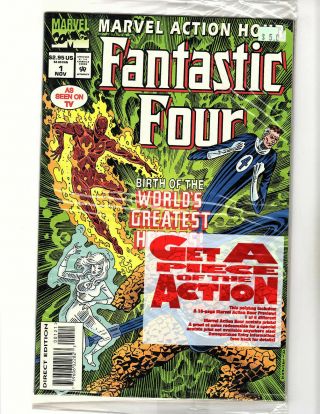 Marvel Action Hour Featuring The Fantastic Four 1 (1994,  Marvel) Nm - Polybagged