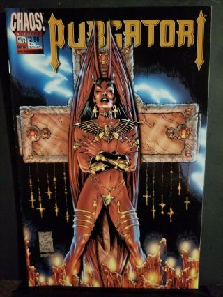 Purgatori 1/2 Al Rio Cover Chaos Comics (2000) Brian Pulido Vf/nm