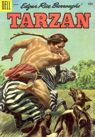 Tarzan (dell/gold Key) 71 1955 Gd/vg 3.  0 Stock Image Low Grade