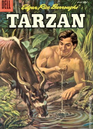 Tarzan (dell/gold Key) 78 1956 Gd/vg 3.  0 Stock Image Low Grade