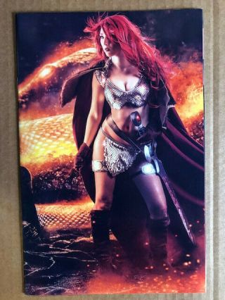 Red Sonja 2 Comic 1 In 10 Cosplay Virgin Incentive Photo Variant - Dynamite 2017