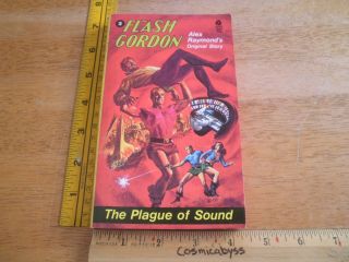 Flash Gordon 2 Pb Avon The Plague Of Sound Vf 1974 1st Print Alex Raymond Book