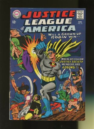 Justice League Of America 55 Gd 2.  0 1 Book Dc 1967 Justice Society Superman