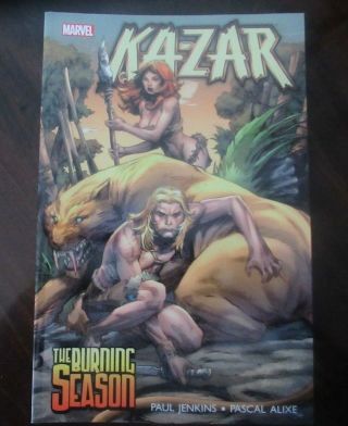 Marvel Comics Trade Paperback Ka - Zar The Burning Season