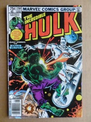 Incredible Hulk 250 Story By Bill Mantlo W/ Art By Sal Buscema Graded 6.  0 Fn