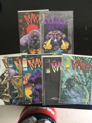 The Maxx (1993) Wizard 1/2 W/cert.  - And Issue 1 - 6.